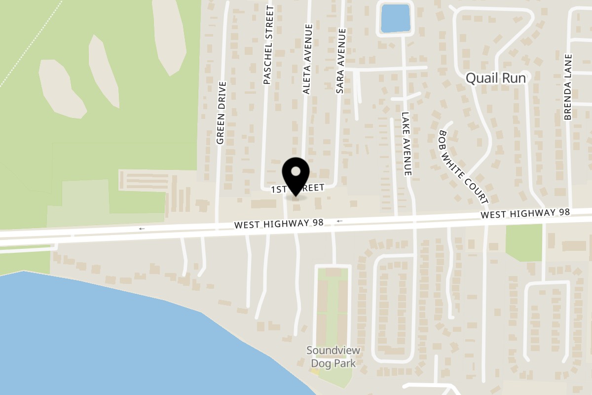 Map showing the location of Mario's Restaurant on 2504 US-98 in Mary Esther